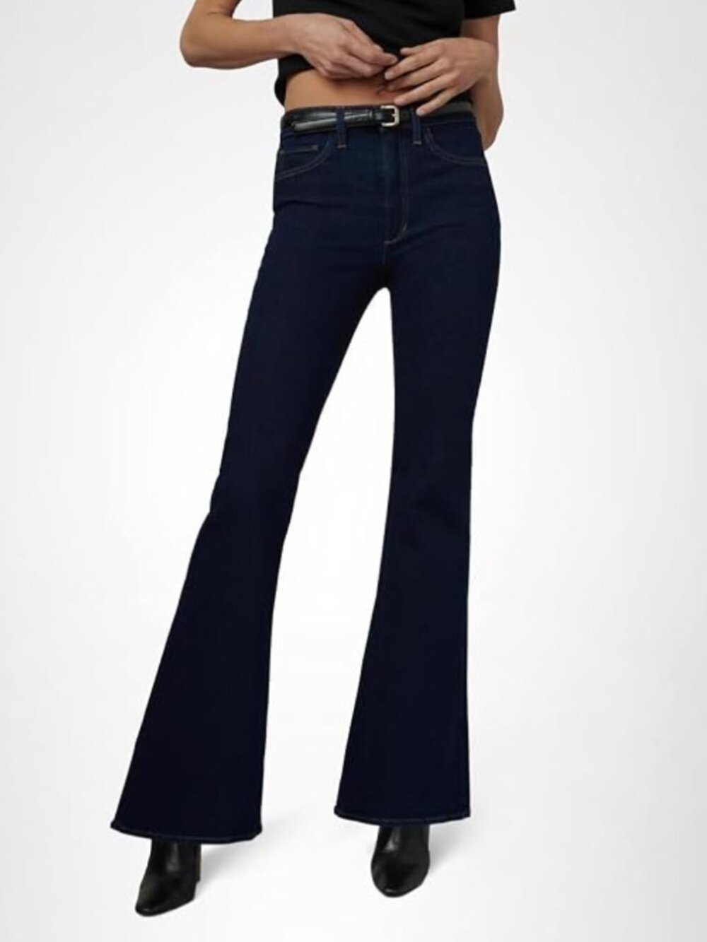 Joe's Jeans The Molly High Rise Flare Jeans in After Party Dark Blue Size 27